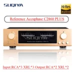 S0c7ee6ede7ca49f2a42f336905abf237Q-1 SUQIYA-Reference Accuphase C-2860 Plus Fully Balanced Preamplifier Home Audio HiFi Amplifier with Remote Control
