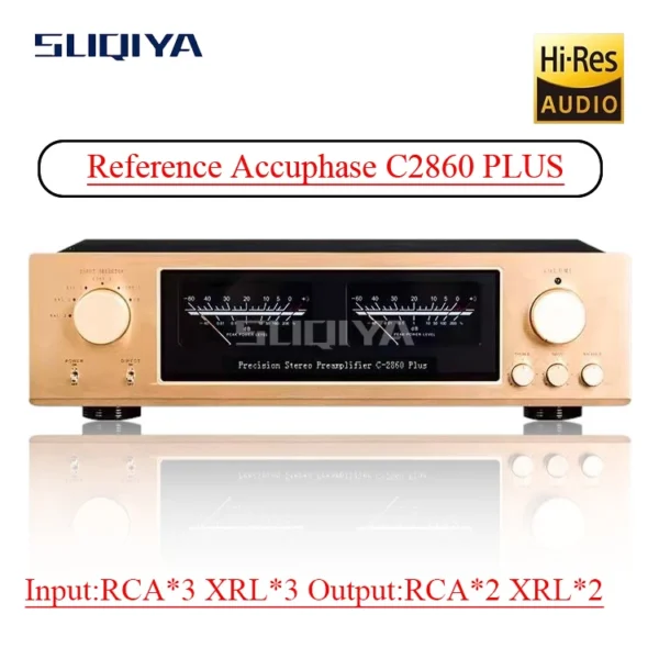 SUQIYA-Reference Accuphase C-2860 Plus Fully Balanced Preamplifier Home Audio HiFi Amplifier with Remote Control