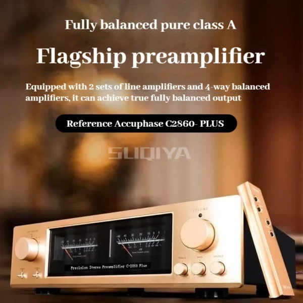 SUQIYA-Reference Accuphase C-2860 Plus Fully Balanced Preamplifier Home Audio HiFi Amplifier with Remote Control