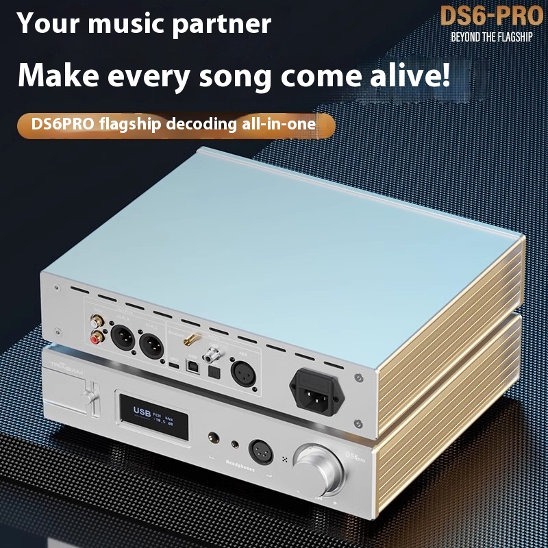SUQIYA DS6PRO New Balanced Decoder Headphone Amplifier All-in-One 9039pro Bluetooth Headphone Amplifier Module - Image 6