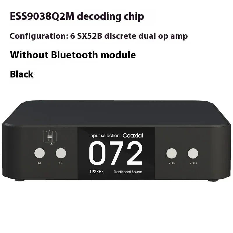 SUQIYA DAC90 Pure DAC, Pure Digital Lossless Music Frequency, Bluetooth Amplifier, Front-end Decoder, HiFi Fever Player - Image 12