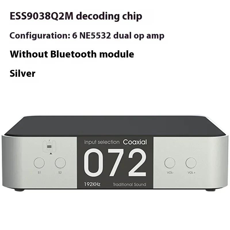 SUQIYA DAC90 Pure DAC, Pure Digital Lossless Music Frequency, Bluetooth Amplifier, Front-end Decoder, HiFi Fever Player - Image 11