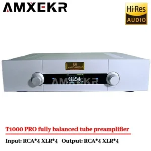 SUQIYA T1000 PRO Fully Balanced HiFi Preamplifier with Remote Control Tube Tube Amplifier Preamp Audio Amplifier
