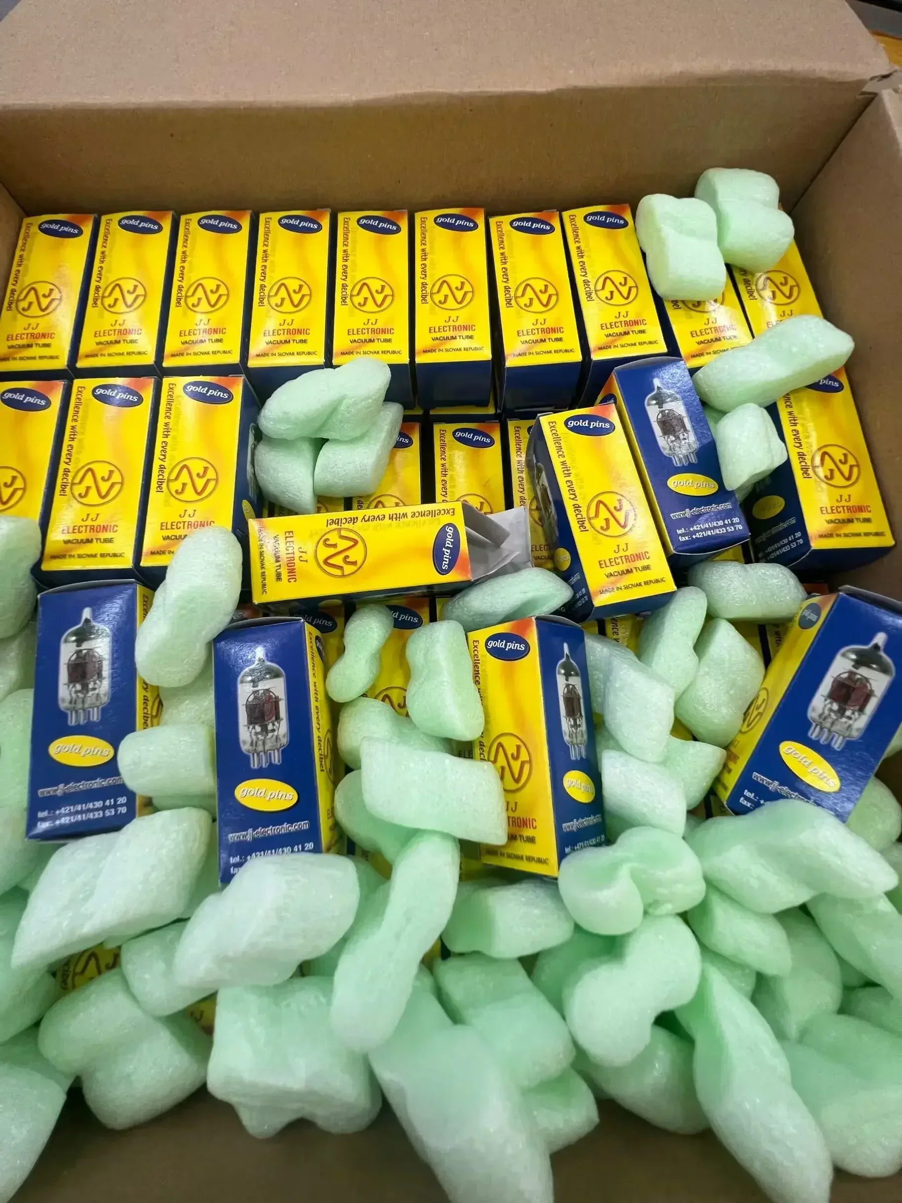 Slovakia JJ Gold Pin ECC81 Can Replace 12AT7/ECC801S/6201/E81CC Vacuum Tube Audio Amplifier Accessories Hifi Amplifier - Image 3