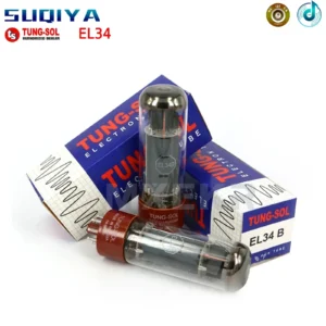 SUQIYA-TUNG-SOL EL34 Electronic Tube Replacement 6CA7 6P3P 6L6 Vacuum Tube Original Factory Precision Matching for Amplifier