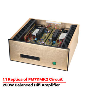 SUQIYA 1:1 Replica FM711MK2 Pure Post-stage Circuit 250W Balanced Hifi Fever Amplifier
