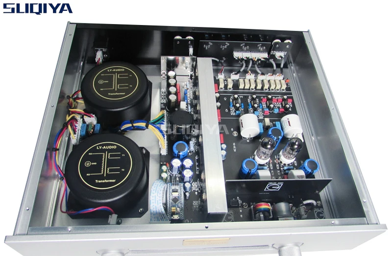 SUQIYA-TELOS T1000 PRO Balanced Class A Tube Remote Control Preamplifier Tube Hifi Amplifier - Image 3