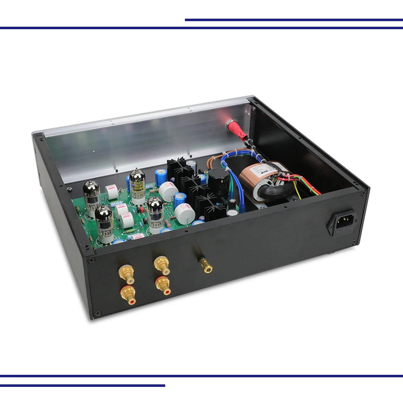 SUQIYA-EAR834C Hi-END RIAA MM (Moving Magnet) Phono Amplifier EH 12AX7 Tube Stereo Amplifier Mundorf Oil Immersion Capacitor - Image 5