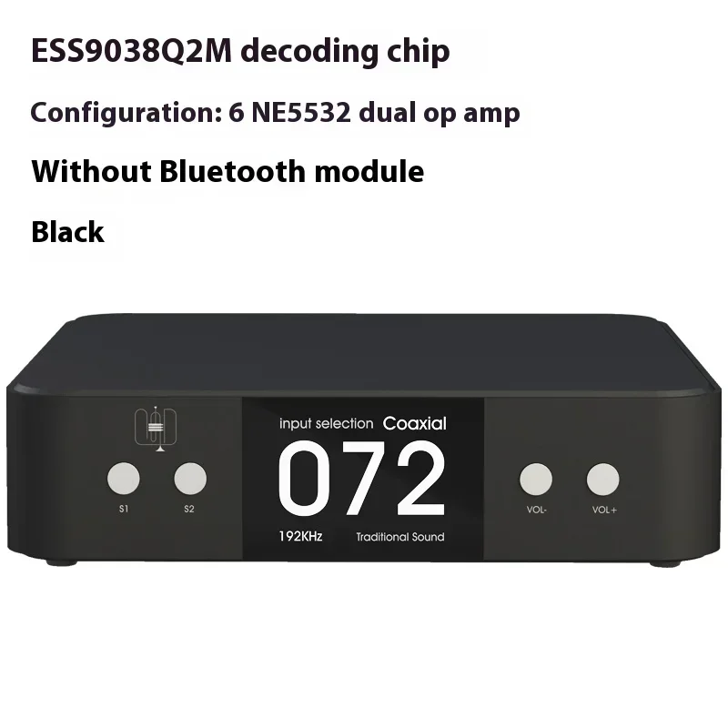 SUQIYA DAC90 Pure DAC, Pure Digital Lossless Music Frequency, Bluetooth Amplifier, Front-end Decoder, HiFi Fever Player - Image 9