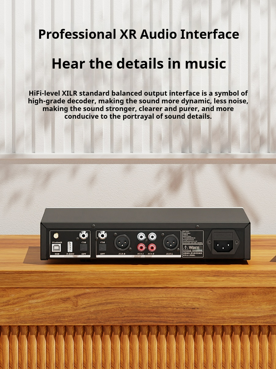 SUQIYA DAC4 Audio Lossless USB Bluetooth Digital Turntable Decoder Player All-in-one Machine - Image 3