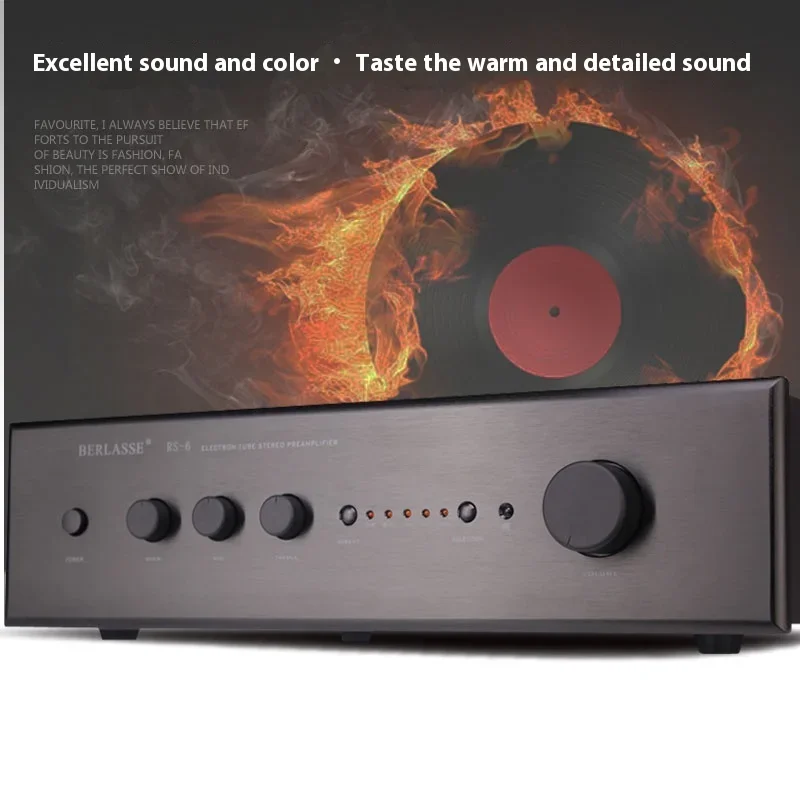 SUQIYA Fever Tube Preamplifier Home Amplifier with Remote Control Classic Circuit - Image 4