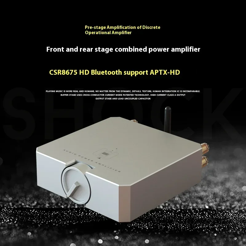 SUQIYA AMP35 Bluetooth 5.0 Stereo Amplifier 100W+100W USB Audio Card Power Amplifier HiFi Class D Amplifiers - Image 2