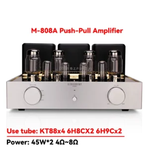 SUQIYA KT88 Vacuum Tube Amplifier Pure Handmade Welding Electronic Tube Amp 45W 2.0 HIFI Amplifier Audio