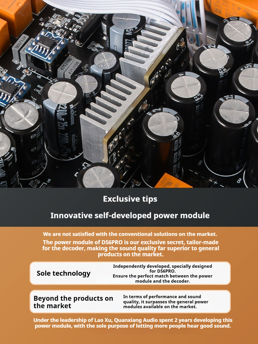 SUQIYA DS6PRO New Balanced Decoder Headphone Amplifier All-in-One 9039pro Bluetooth Headphone Amplifier Module - Image 5