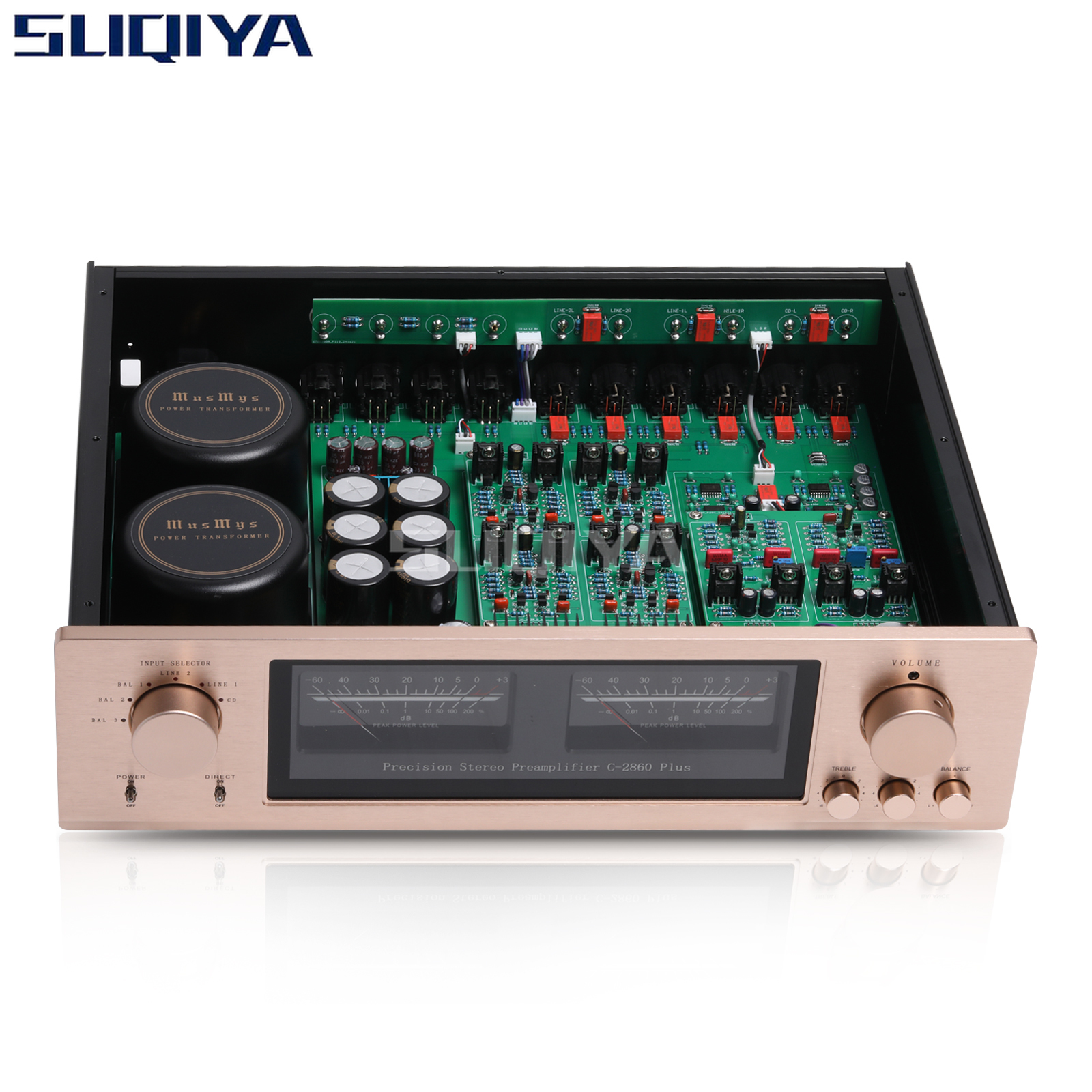 SUQIYA-Reference Accuphase C-2860 Plus Fully Balanced Preamplifier HiFi Audiophile Preamplifier with Remote Control - Image 4
