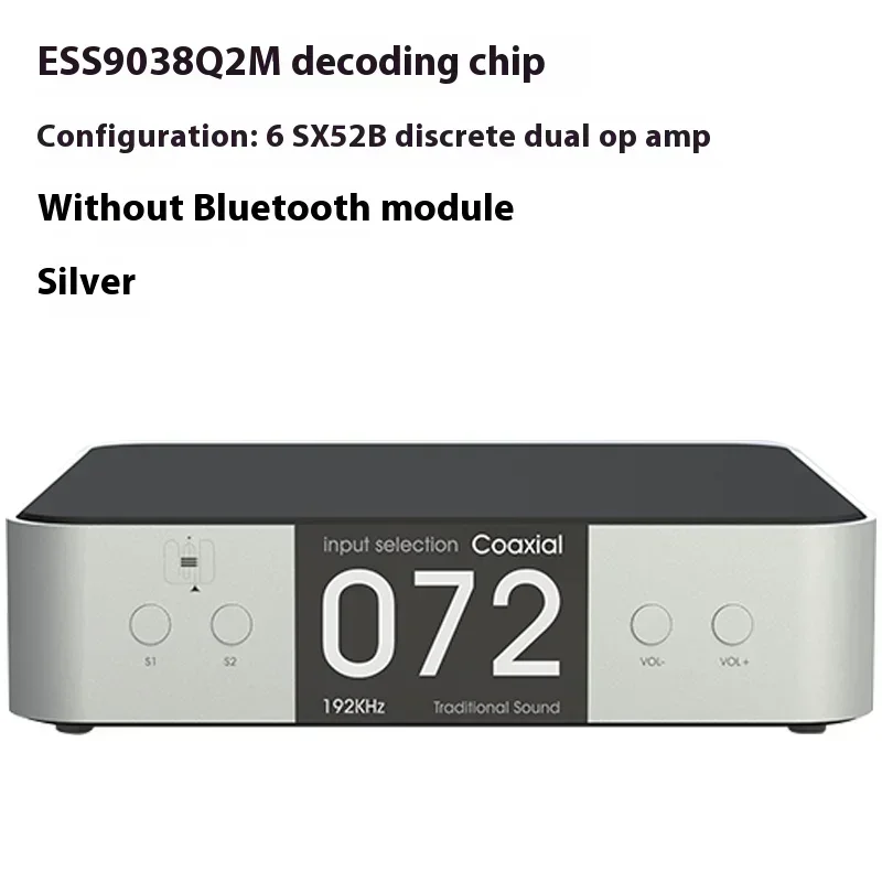 SUQIYA DAC90 Pure DAC, Pure Digital Lossless Music Frequency, Bluetooth Amplifier, Front-end Decoder, HiFi Fever Player - Image 8