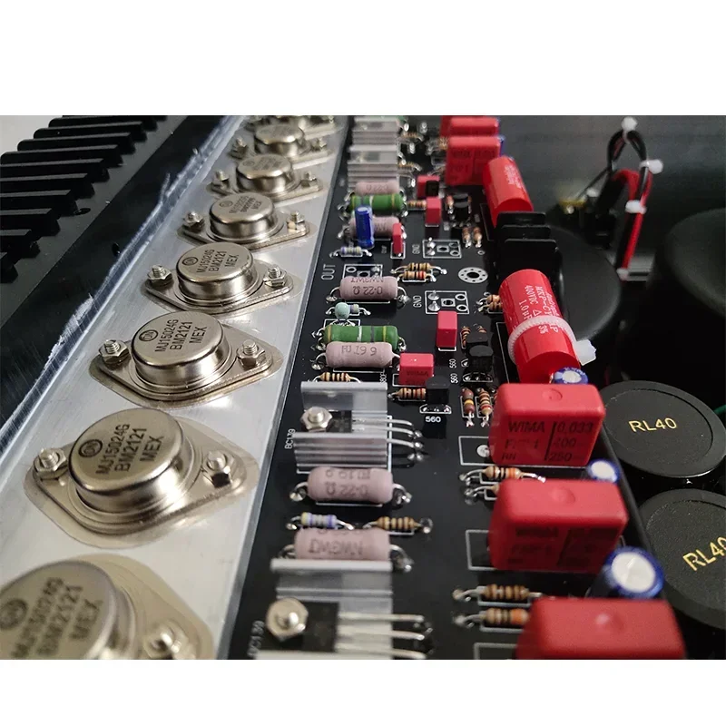 SUQIYA 50w*2 Reference Musical Fidelity A1000 Class A Power Amplifier ON Transistor MJ15024 25 High Power HIFI Amplifier Audio - Image 5