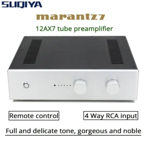 SUQIYA-PRT07B-12AX7 Tube Preamplifier Hi-Fi Amplifier Preamp Tube Pre Amplificador Reference Marantz 7 Circuit