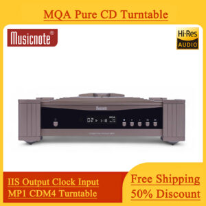 Musicnote MP1 Turntable MQA Pure CD Turntable Digital Optical Coaxial Balance IIS Output External Clock Input CDM4 Turntable