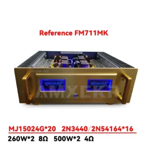 SUQIYA Finished Hifi DIY FM711 Stereo 260W+260W Amplifier Beyond DarTZeel Sugden Amp