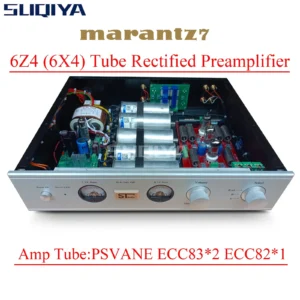 SUQIYA-High Pressure Oil Immersed Capacitor Marantz M7 FET 2SK1170 12AX7 Tube Preamp 6X4 12AU7 Tube Preamplifier Amplifier Audio