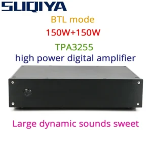 SUQIYA-150W+150W digital power amplifier TPA3255 high power pure post-stage amplifier supports XRL true balance input