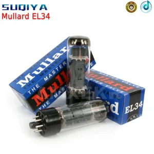 SUQIYA-Mullard EL34 Vacuum Tube Replace 6CA7 Kt77 KT90 5881 6P3P Electronic Tube Amp Kit DIY Audio Valve Factory Test and Match