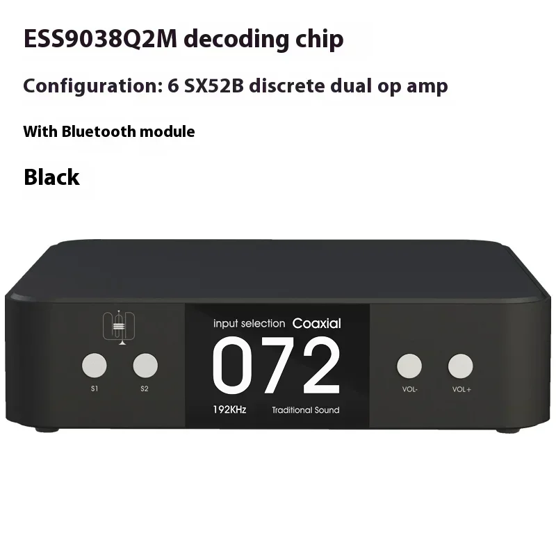 SUQIYA DAC90 Pure DAC, Pure Digital Lossless Music Frequency, Bluetooth Amplifier, Front-end Decoder, HiFi Fever Player - Image 14