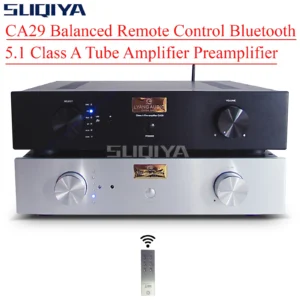 SUQIYA-CA29 Balanced Remote Control Bluetooth 5.1 Class A 6H23 Tube Amplifier Preamplifier