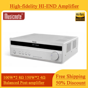 Musicnote MA80 Amplifier HI-ENG Amplifier Professional Fever 150W*2 High Power Amplifier Balanced Input