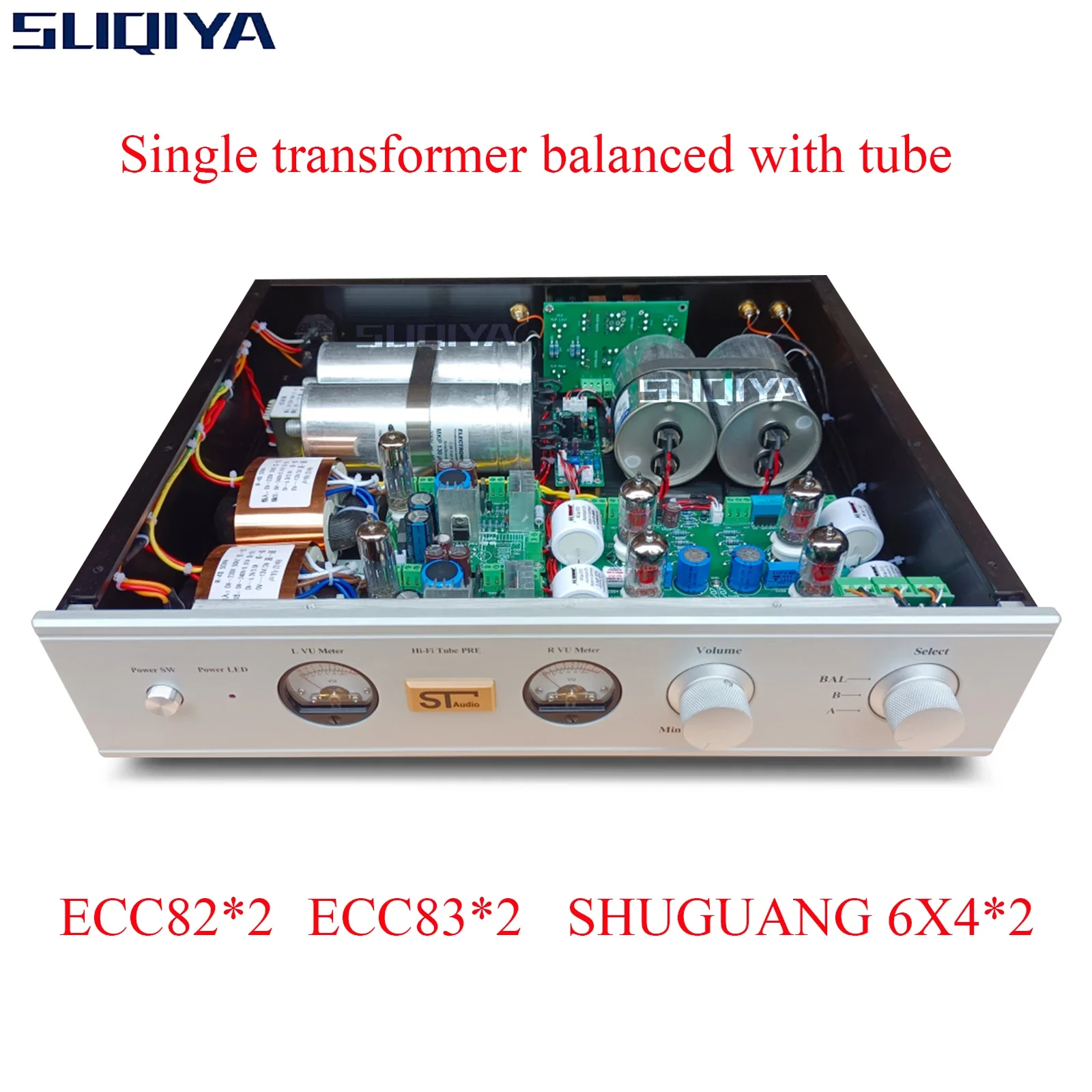 SUQIYA-Hotan Maos Balanced ECC83 ECC82 6Z4 Tube Preamp EZ90 6x4 Tube Preamplifier Amplifier Audio - Image 7