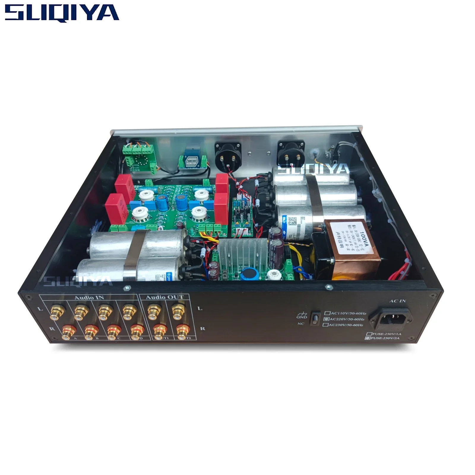 SUQIYA-Hotan Maos Balanced ECC83 ECC82 6Z4 Tube Preamp EZ90 6x4 Tube Preamplifier Amplifier Audio - Image 5