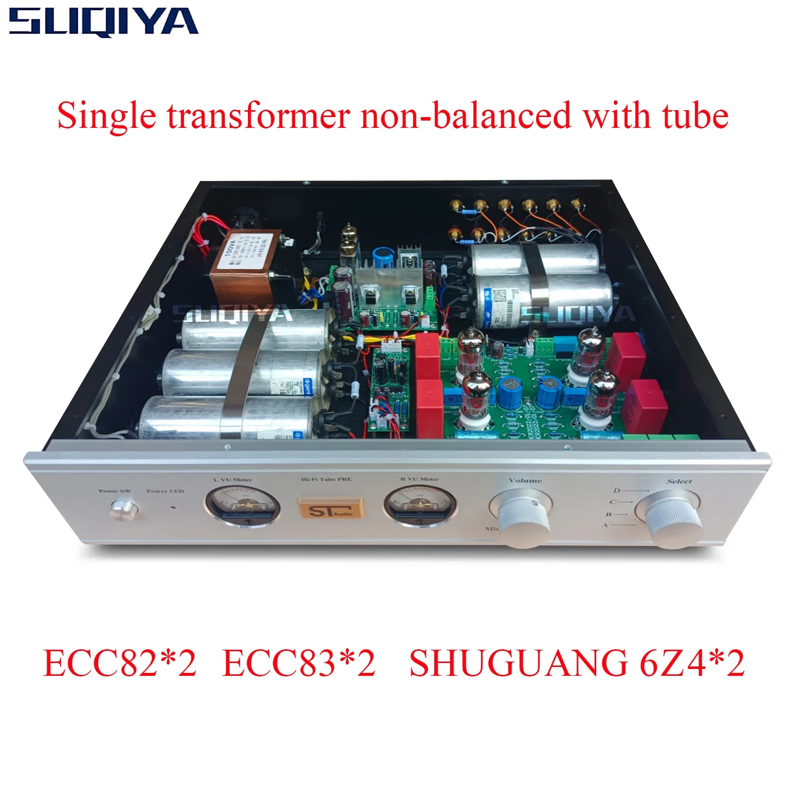 SUQIYA-Hotan Maos Balanced ECC83 ECC82 6Z4 Tube Preamp EZ90 6x4 Tube Preamplifier Amplifier Audio - Image 13