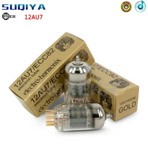 SUQIYA-Russia Vacuum Tube EH 12AU7 ECC82 Golden Foot Electronic Tube Amplifier Kit HIFI Audio Valve Original Exact Match Genuine