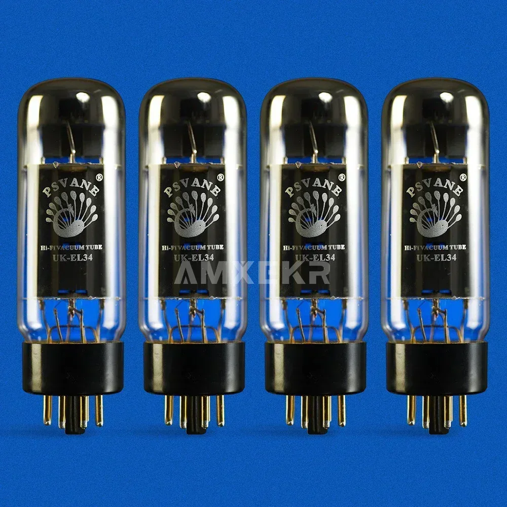 PSVANE UK-EL34 Vacuum Tube Upgrade EL34 EL34C 6CA7 6P3P 6L6 Electronic Precision Matching Amplifier High Fidelity Matched Quad - Image 2