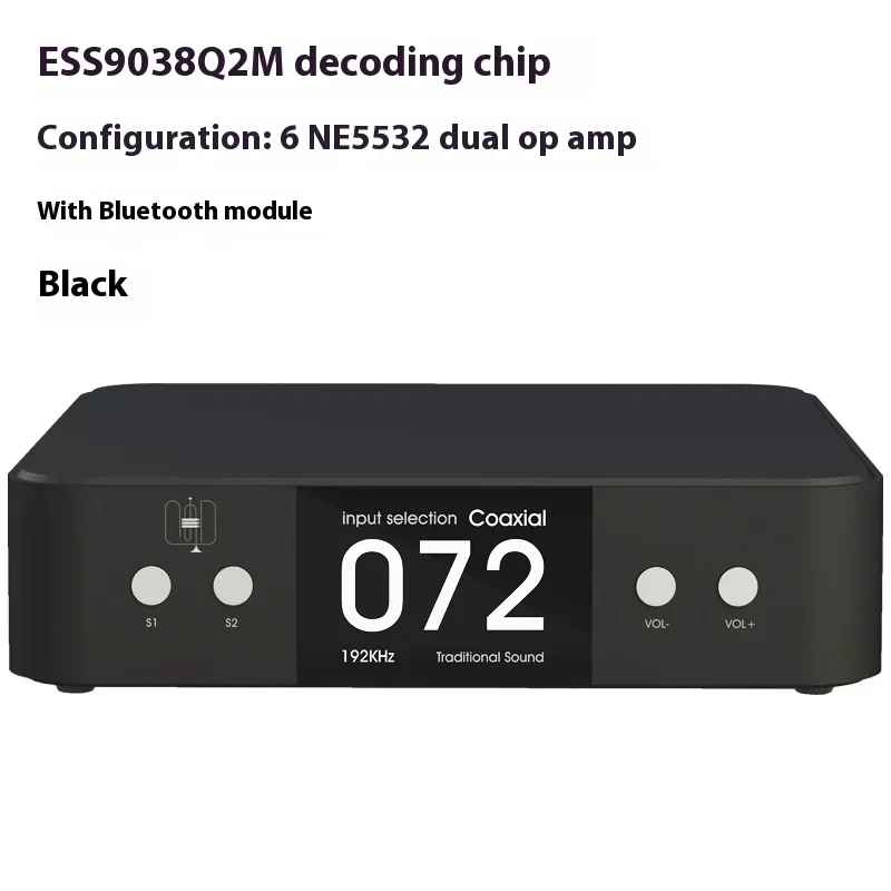 SUQIYA DAC90 Pure DAC, Pure Digital Lossless Music Frequency, Bluetooth Amplifier, Front-end Decoder, HiFi Fever Player - Image 7