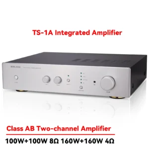 SUQIYA HIFI 2.0 Dual-channel 160W*2 Stereo Home Speaker Amplifier Dual-ring Bull Bluetooth 5.0 Remote Control