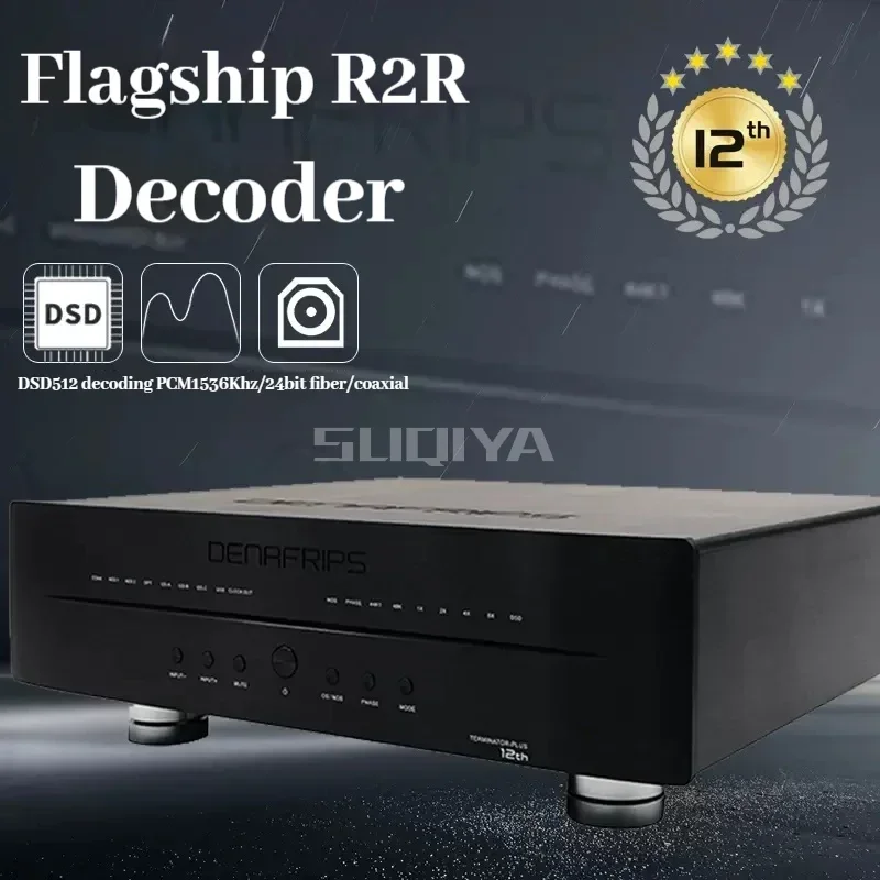 SUQIYA-TERMINATOR-PLUS12th-1 Digital Audio Hi-End Decoder R2R+DSD Architecture Ultra-low Noise Linear Power Supply Clock Output - Image 2