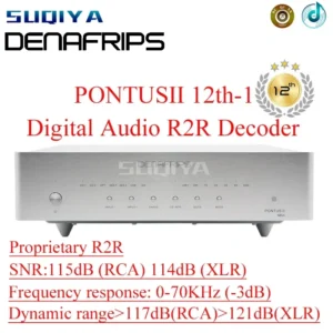 SUQIYA-PONTUSII12th-1 Digital Audio R2R Decoder With Linear Power Supply Support optical fiber USB I2S interface