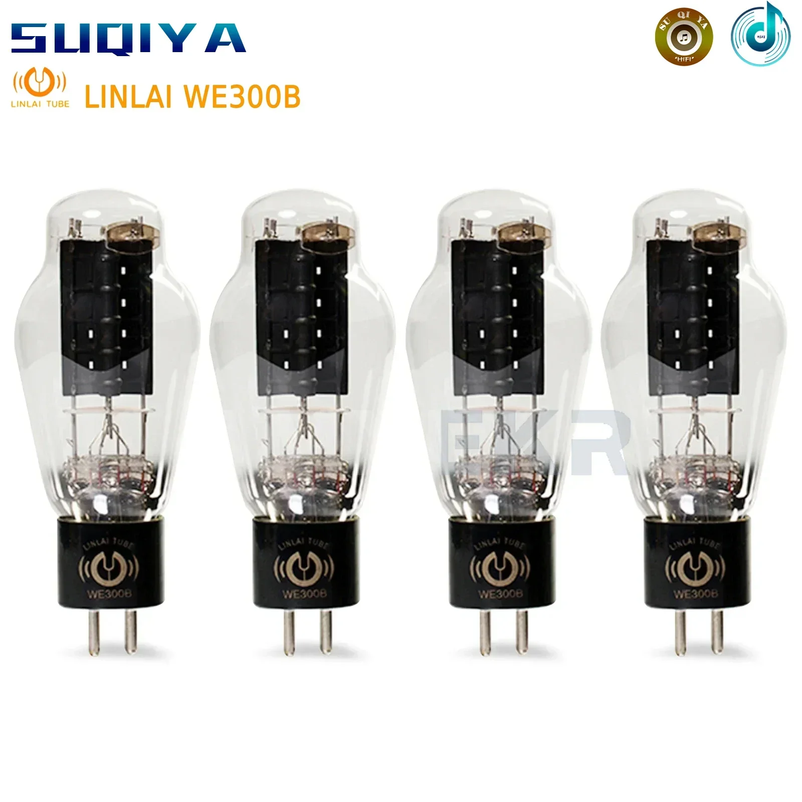 SUQIYA-LINLAI Tube WE300B Vacuum Tube Upgrade PSVANE KR300B 300B Tubes Amplifier HIFI Audio Valve Original Exact Match Genuine
