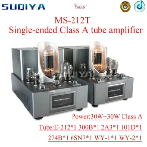 SUQIYA-YAQIN MS-212T Mono Split Tube Amplifier Front and Rear Class A Single-ended Amplifier/set Factory Direct Sales