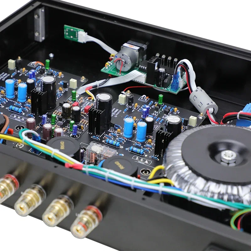 SUQIYA-New Based on NAIM NAC152 Preamp & NAP200 Combined Amplifier 75W+75W 8 Ohm 4 Way RCA Input With Remote Control Version - Image 6