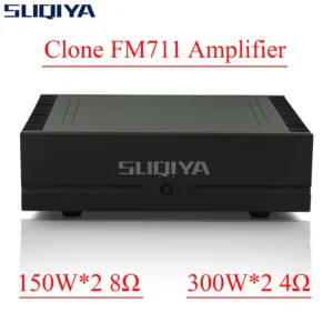 SUQIYA-Refer FM711 Circuit Dual Channel Rear Amplifier 150W 8Ohms 300W 4Ohms
