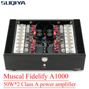 SUQIYA-50w*2 Reference Musical Fidelity A1000 Class A Power Amplifier ON Transistor MJ15024 25 High Power HIFI Amplifier Audio
