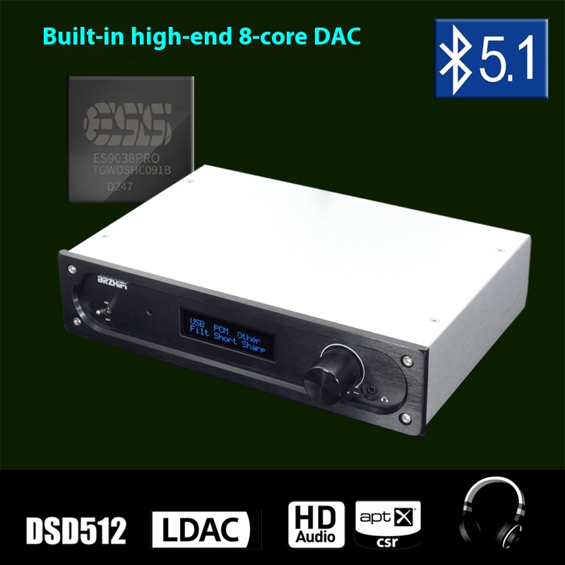 SUQIYA SU3B ES9038PRO Decoding DAC Headphone Amplifier Bluetooth 5.1 Balanced Linear Power Supply All-in-one - Image 2