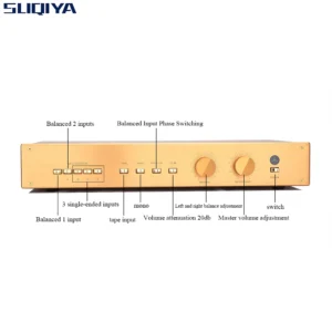 SUQIYA-AUDIO FM255MKII Hi-End Preamplifier XRL Fully Balanced Preamp NORATEL Transformer
