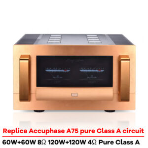 SUQIYA Replica Accuphase A75 Pure Class A Circuit 120W High Power Field Effect Tube Pure Post-stage Power Amplifier