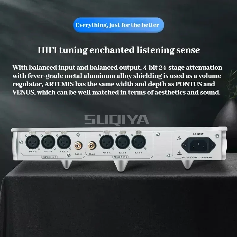 SUQIYA-ARTEMIS Fever HiFi Decoding Fully Balanced Headphone Amplifier Preamplifier Built-in Linear Power Supply - Image 3