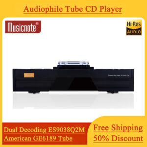 Musicnote CD-MU13 Pro Fever Bile CD Player Tube Balanced Output Coaxial Input DAC Dual Decoding ES9038Q2M OPA2604 Op Amp
