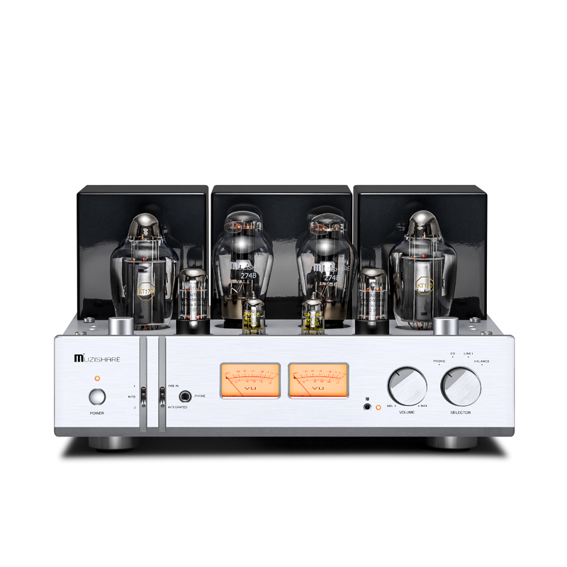 MUZISHARE X10PRO Single-ended 28W*2 Class A Tube Amplifier KT170 Tube Balanced Output with Remote Control - Image 6